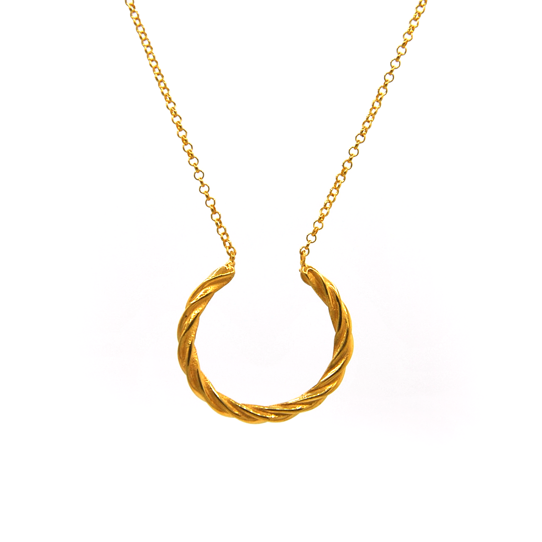 Fusillo Circle Necklace