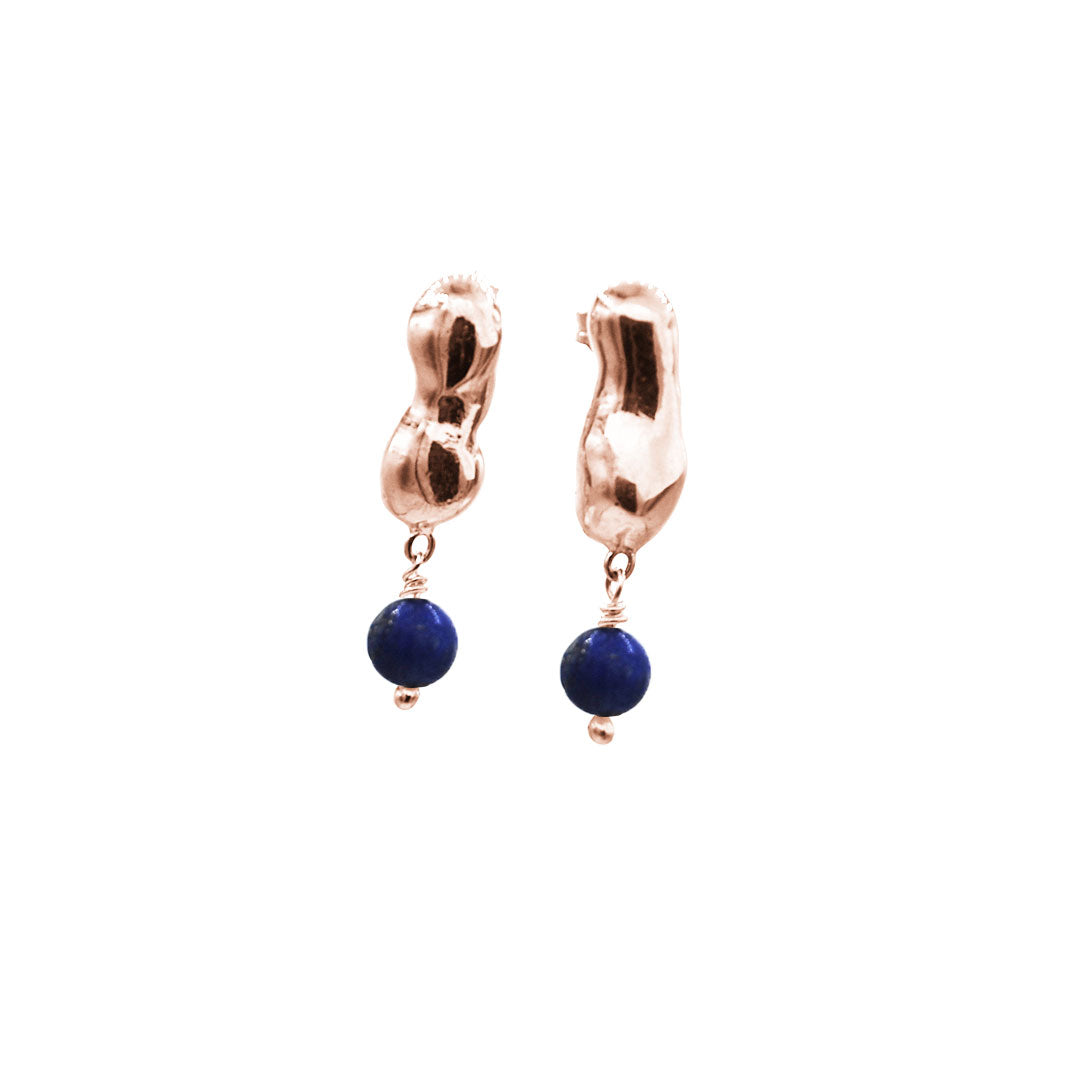 Melted Lapis Earrings