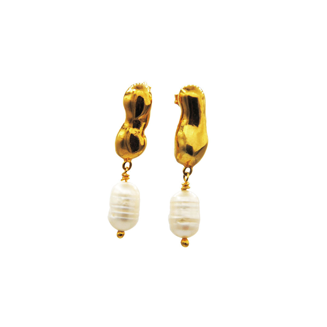 Melted Pearl Earrings