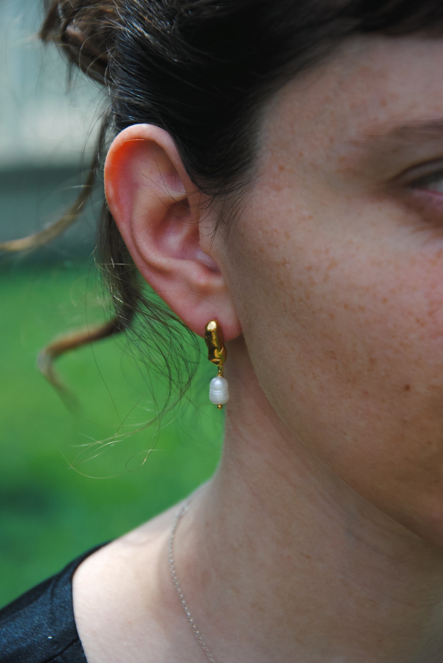 Melted Pearl Earrings