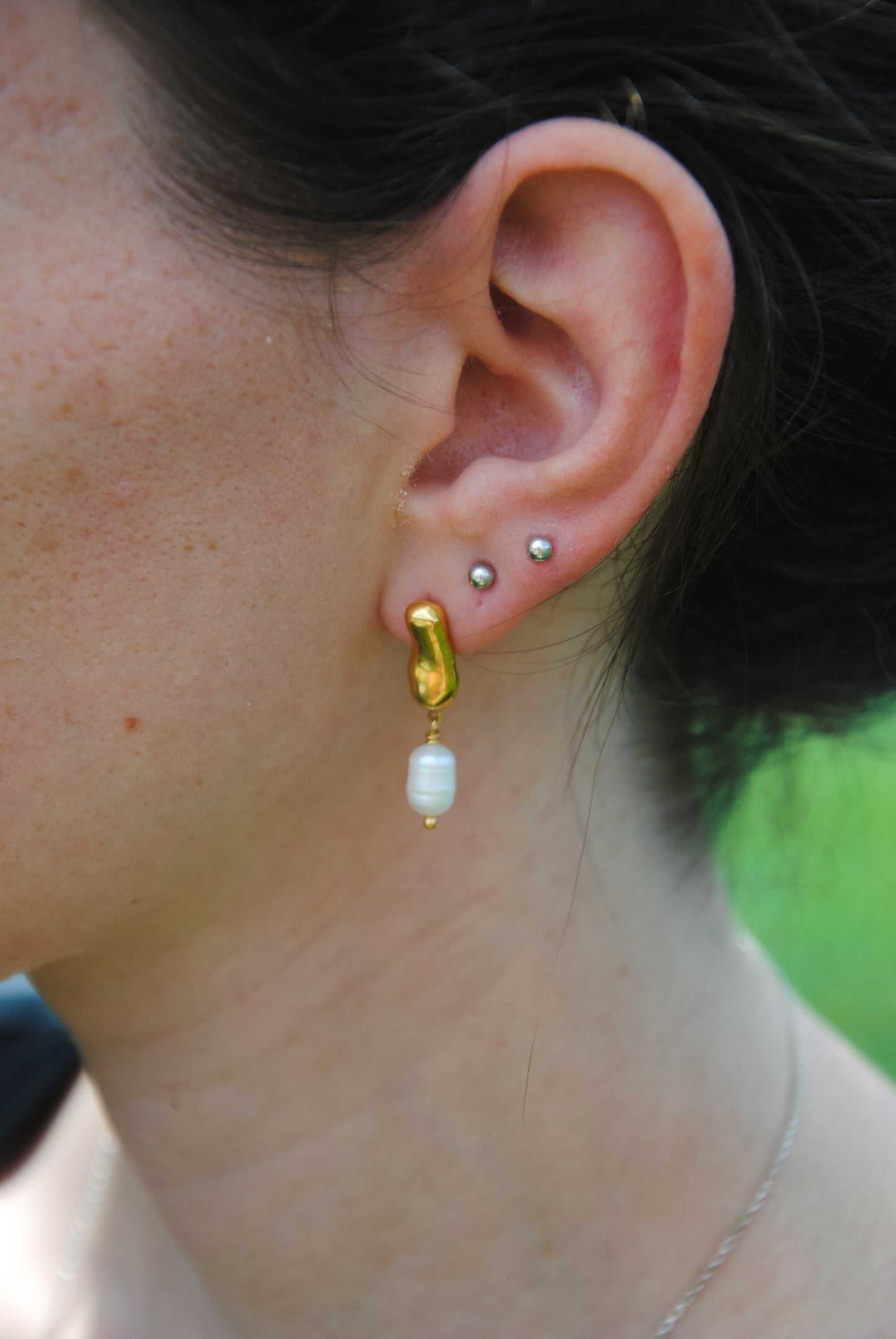 Melted Pearl Earrings