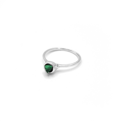 Anello Malachite Grezza