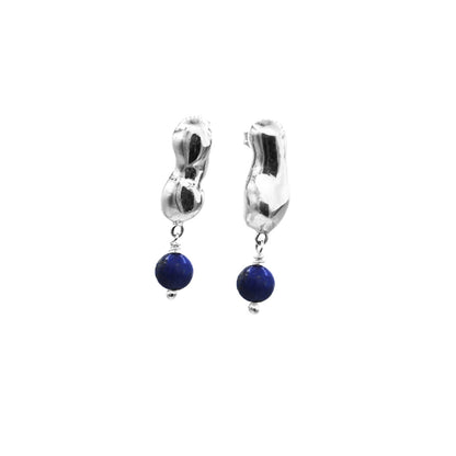 Melted Lapis Earrings