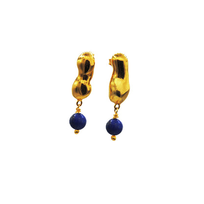 Melted Lapis Earrings